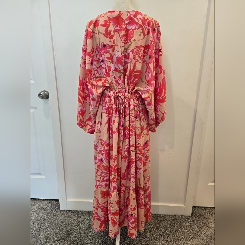 Onshore One Size Floral Print Dress Swim Cover Up. New. - Picture 3 of 8